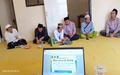Kuatkan Program Khusus, Guru MAPK Musyawarah Bersama Pengasuh