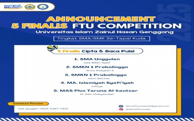 Dua Duta GENIUS Lolos ke Grand Final FTU Competition 2025 se-Tapal Kuda.